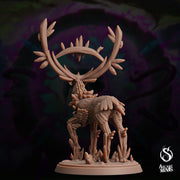 Moonshard Elemental, Crystal Deer - Arcane Minis | 32mm | The Skybreaker Chronicles | Construct | Gem