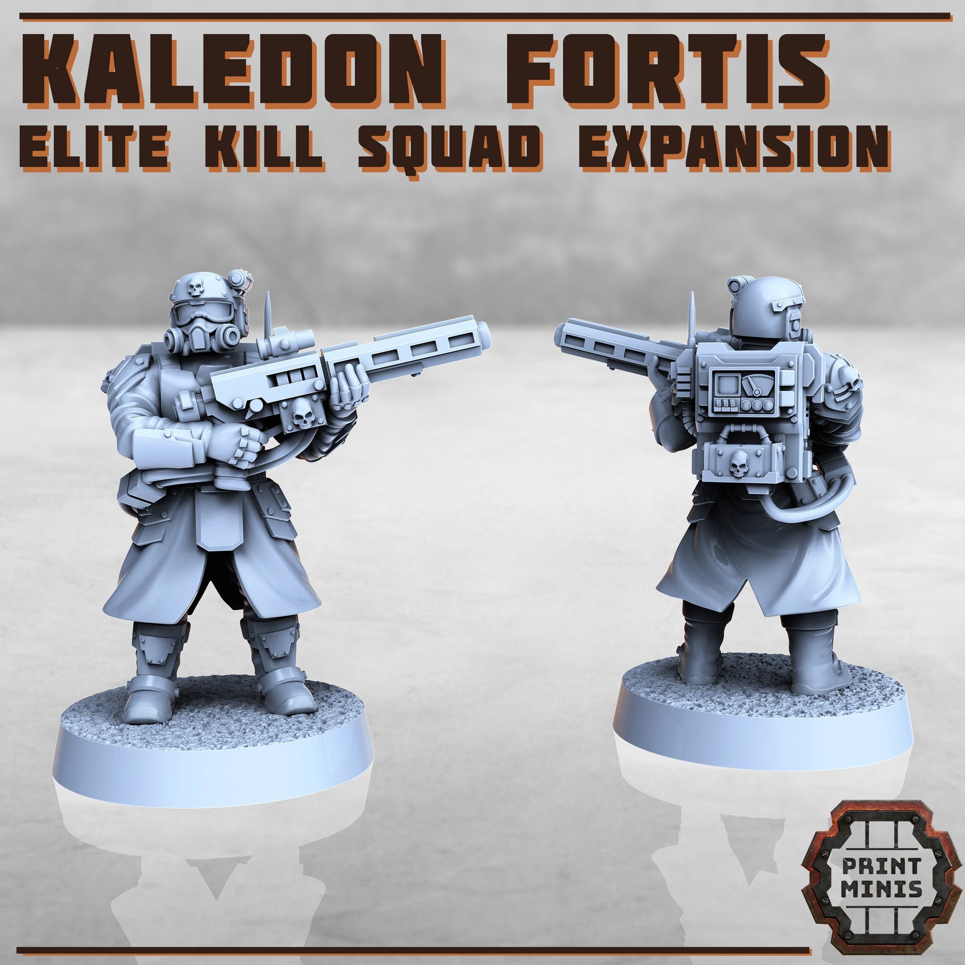 Kaledon Fortis Elite Troops Expansion - Print Minis | Sci Fi | Light Infantry | Imperial | 28mm Heroic | Veteran | Guard | Soldier