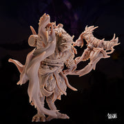 Gnoll Shaman - Arcane Minis | 32mm | Raiders of Ruin | Warlock | Sorcerer | Skyboard | Airship