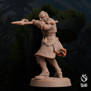 Human Town Guard - Arcane Minis | 32mm | Dino Domination | Fighter | Knight | Soldier