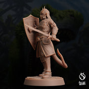 Tiefling Town Guard - Arcane Minis | 32mm | Dino Domination | Fighter | Knight | Soldier | Demonkin