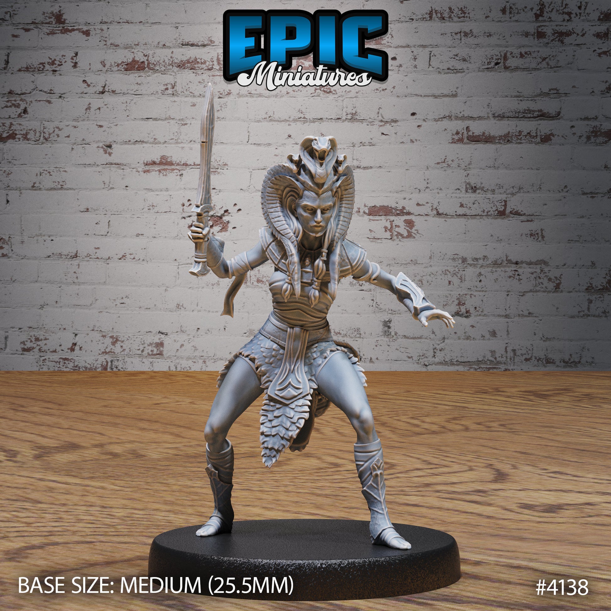 Cleopatra Royal Guard - Epic Miniatures | Cone Desert | 28mm | 32mm | Steampunk | Engineer | Egypt | Champion |