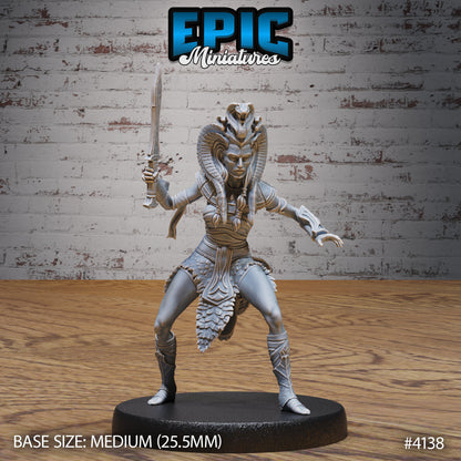 Cleopatra Royal Guard - Epic Miniatures | Cone Desert | 28mm | 32mm | Steampunk | Engineer | Egypt | Champion |