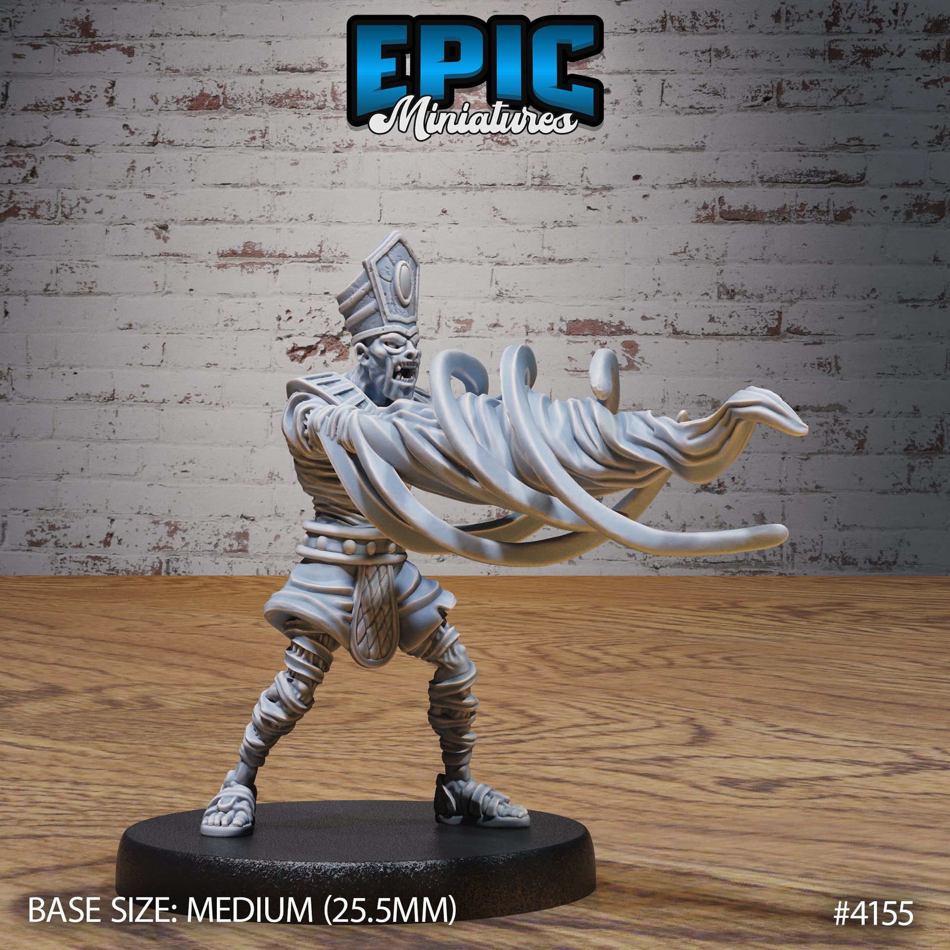 Ancient Egyptian High Priest - Epic Miniatures | Cone Desert | 28mm | 32mm | Egypt | Mummy Lord | Casket