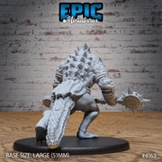 Crocodile Champion - Epic Miniatures | Bone Desert | 28mm | 32mm | Egypt | Lizardfolk | Aligator