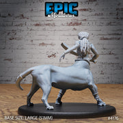 Lion Centaur Bastet Devotee - Epic Miniatures | Bone Desert | 28mm | 32mm | Urmahlullu | Wemic | Fighter