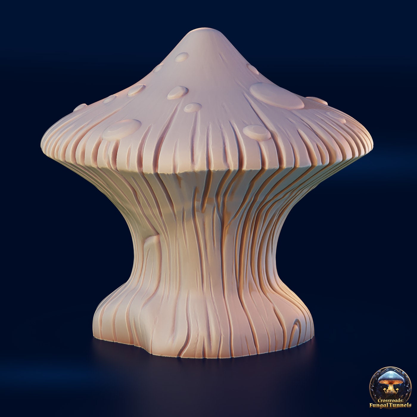 Giant Mushroom House - Fungal Tunnels by 3DHexes