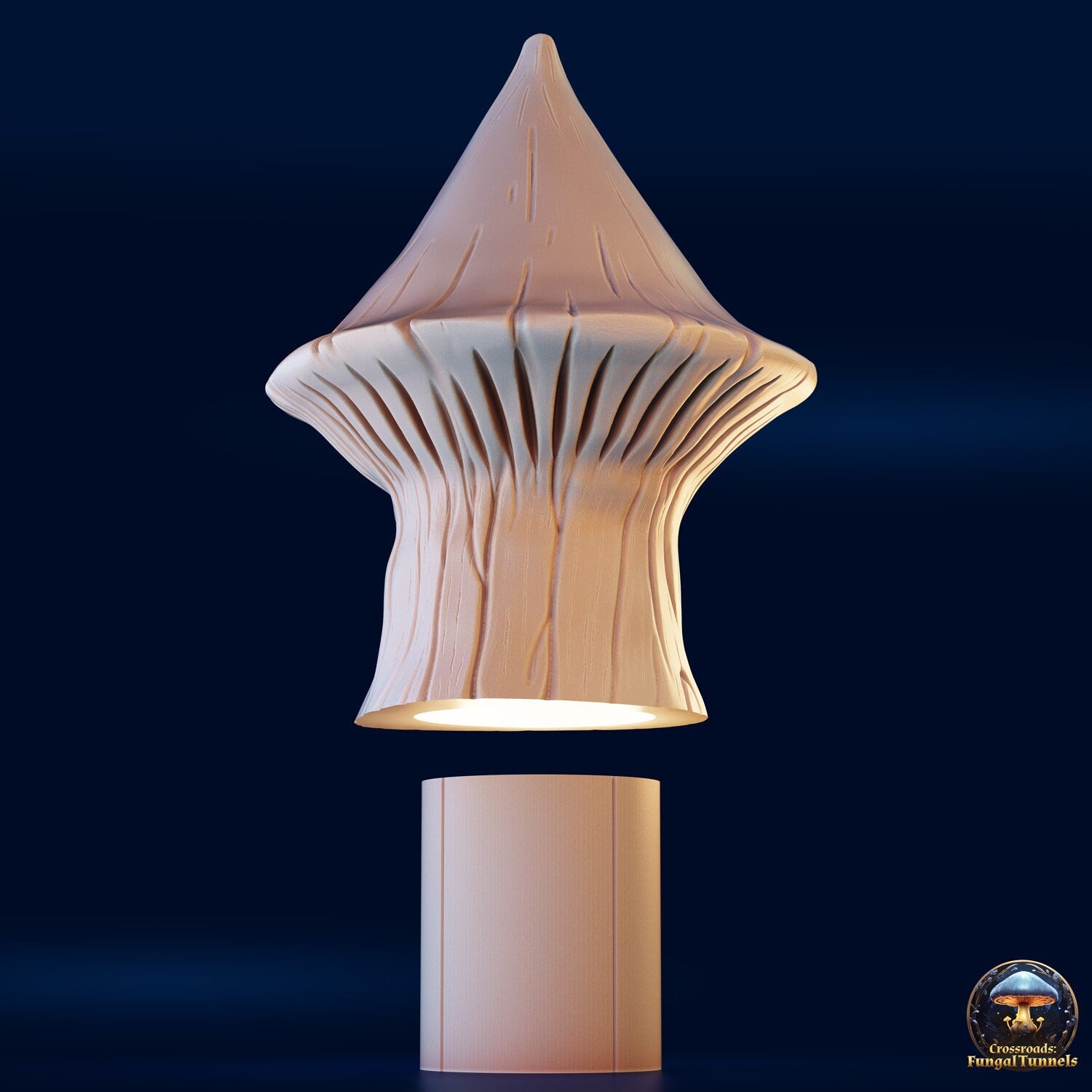LED Mushroom Tealight Holder - Fungal Tunnels by 3DHexes | Big Fungus Terrain for Roleplaying and Gaming | Shroom