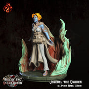 Jesebel, the Evoker - Crippled God Foundry | 32mm | Rise of The Blood Queen | Summoner | Witch | Mage